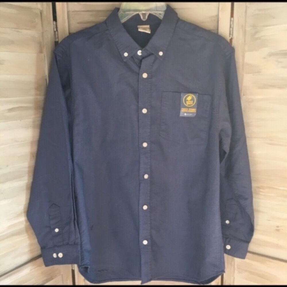 OLD NAVY shirt blue Button down Oxford style NWT XL Extra Large boys